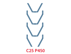 Шевронная лента C25 P450 EP400
