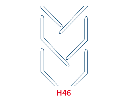 Шевронная лента C32 H460 EP400
